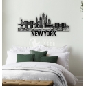 New York painting for Laser Cutting