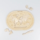 World map puzzle