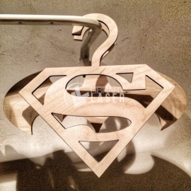 Superman clothes hanger for kids