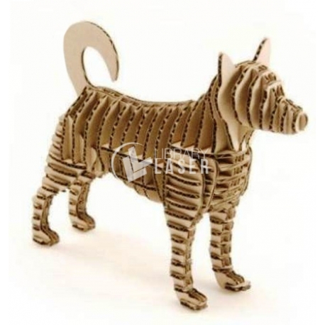 ▷ 3d tiger for laser cutting