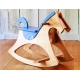 Horse shaped rocking chair