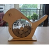 Bird-shaped piggy bank