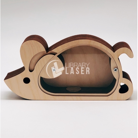 Mouse-shaped piggy bank