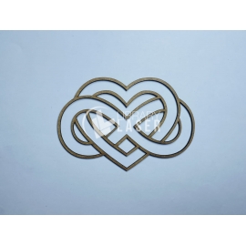 Heart and infinity design