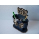 Owl-shaped pencil holder design