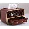 Radio shaped napkin holder