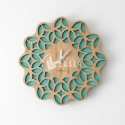 Reloj de pared de madera Corte Laser