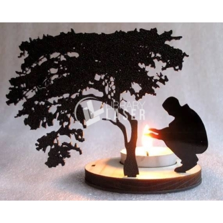 Tree-shaped candelabrum design