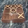 Tablero de juego de madera TIC TAC Toe