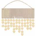 Family Wall Hanging Birthday Calendar Board