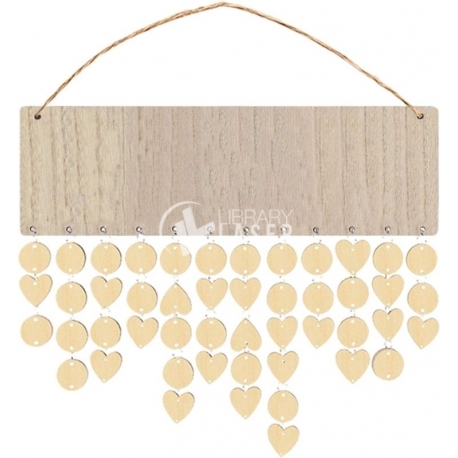 Family Wall Hanging Birthday Calendar Board