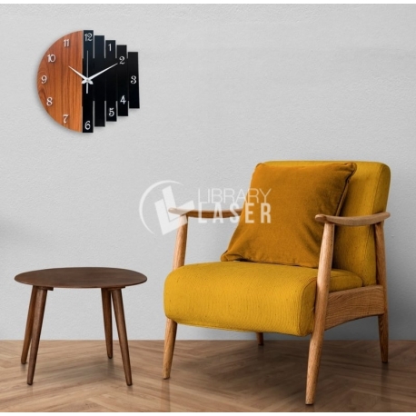 Reloj de Pared de Madera Creativo