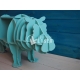 Furniture design in the shape of a hippopotamus