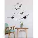 Adhesivo de Pared Estampado de Gaviota