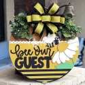 Bee Our Guest 3d Welcome Sign Rustic Farmhouse Style