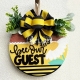 Bee Our Guest 3d Welcome Sign Rustic Farmhouse Style