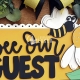 Bee Our Guest 3d Welcome Sign Rustic Farmhouse Style