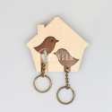 Wooden Bird Key Holder