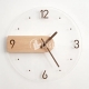 Wooden Transparent Acrylic Home Decor Clock
