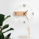 Wooden Transparent Acrylic Home Decor Clock