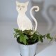 Cat Themed Plant Decoration Cat Shape Trellis Garden Decor