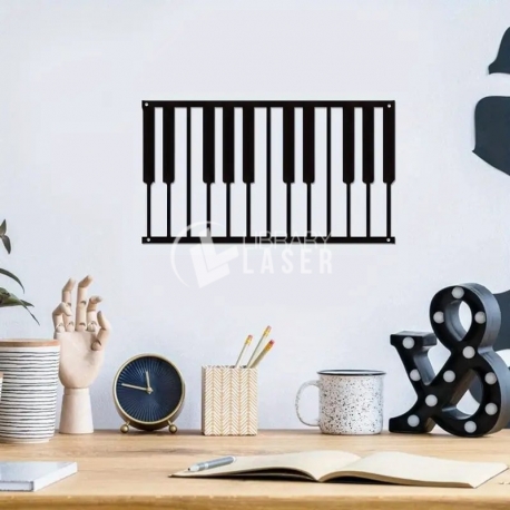 Decoración de Pared Teclado de Piano