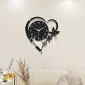 Acrylic Wall Clock In The Shape Of A Heart
