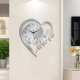 Acrylic Wall Clock In The Shape Of A Heart