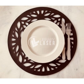 Round Leather Placemats