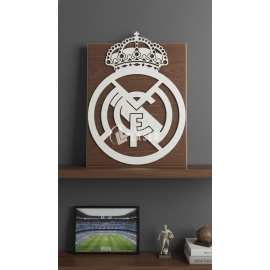 Logotipo Real Madrid Corte Laser