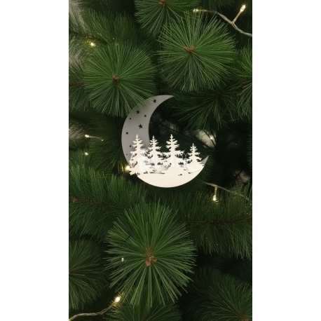 Luna navidad diseño