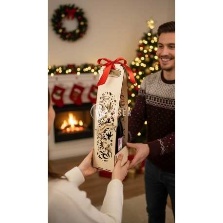 Christmas bottle design