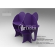 Furniture design in the shape of an elephant