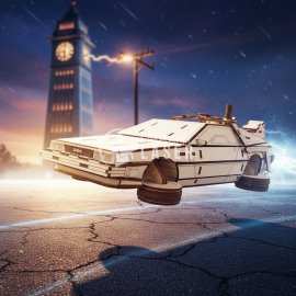 DeLorean DMC-12 for Laser Cutting
