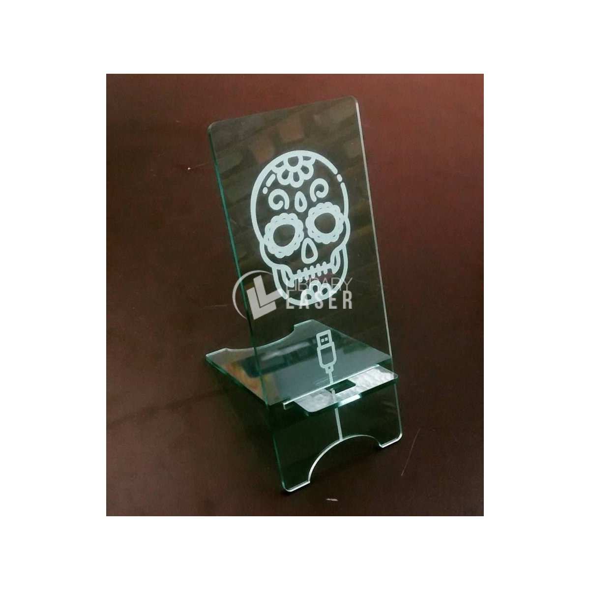 3mm acrylic cell phone stand laser cut svg vector