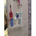 Wall mounted acrylic toothbrush holder 4mm laser cut file