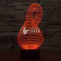 Pumpkin shaped night light laser cut lamp template