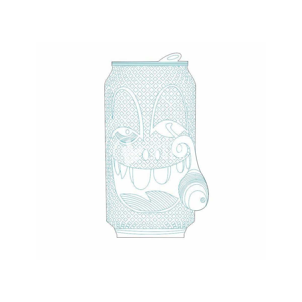 Svetilnik Banka decorative LED lamp laser cut file