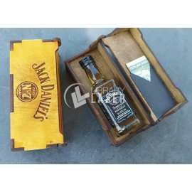 Caja de regalo de madera Jack Daniels corte archivo láser