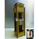 London Telephone Box wine holder laser cut dxf