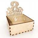 Women's Day wooden gift basket laser cut file