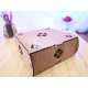 Caja de dulces de madera 3mm corte archivo láser
