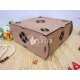 3mm wooden candy box laser cut gift template