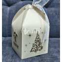 Wedding and party favor box laser cut template