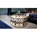 Decorative wooden basket with lid laser cut file