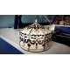 Decorative wooden basket with lid laser cut file