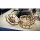 Decorative wooden basket with lid laser cut file