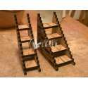 Miniature staircase for models laser cut svg