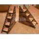 Miniature staircase for models laser cut svg
