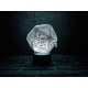 3D Icosahedron acrylic illusion lamp laser cut